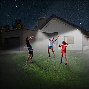 Solar Flood Lights FLAG LIGHTS LED Dusk to Dawn Solar Lights Outdoor Smart Remote Control Solar Powered Flood Light Solar Security Light for Yard Shed Pool Sign Barn Roof Garage