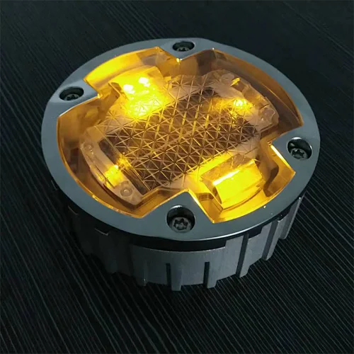 IP68 Aluminum High brightness Reflector LED Cat Eye Driveway Pavement Marker  Solar Road stud solar pavement marker Underground Traffic Light