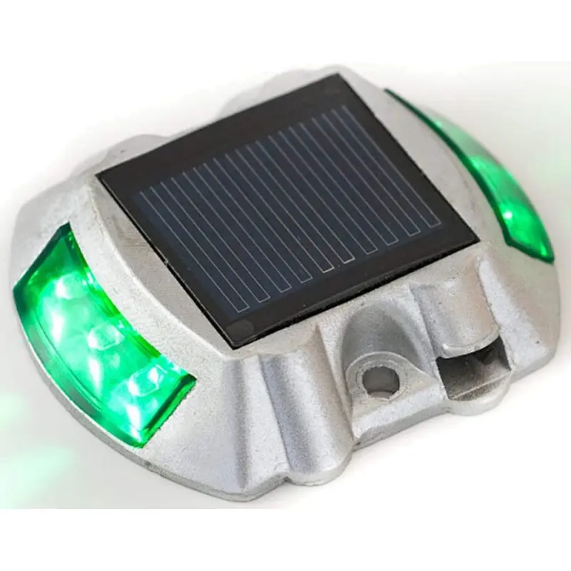 most common waterproof IP68 Solar Road Path Deck Dock Warning Lights