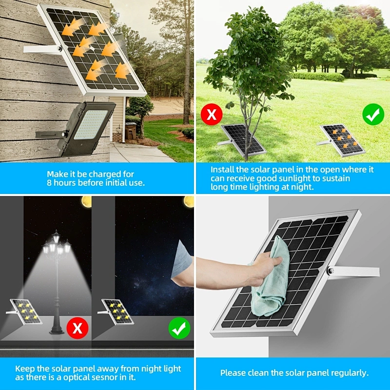 120  led solar flood light solar outdoor using for the garden lighting