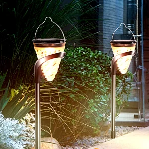 Sunbonar Multimode intallation Solar Energy lamp available for outdoor&indoor with white&warm white swtichable for the garden cottage pathway lighting