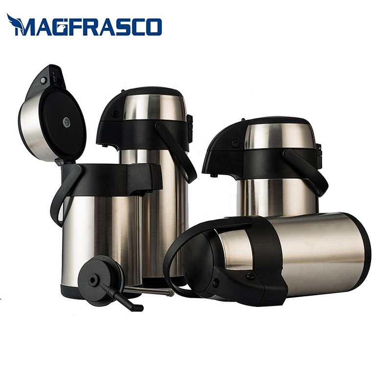 Buy Wholesale China Wujo Stainless Steel 3l 5l Hot Cold Water Tea Vacuum  Flask Airpot Air Pressure Thermos Coffee Pot & Coffee Pot at USD 7.77