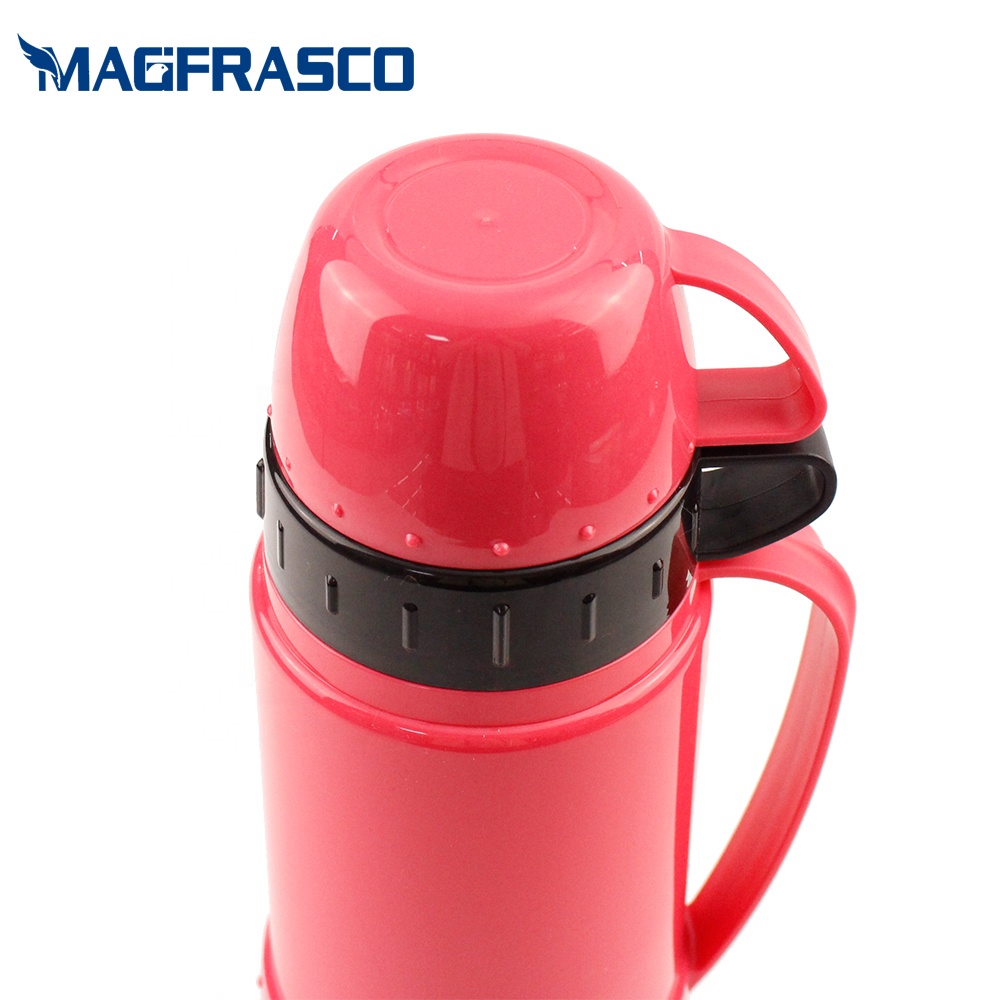 China Factory African Two Cups Plastic Coffee Thermos Vacuum Flask