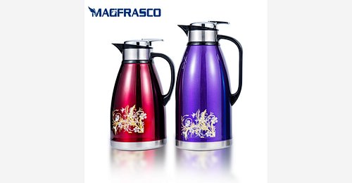 Silver Restaurant Hotel Inside Outside Stainless Steel Arabic Coffee Pot  Tea Pot Thermos Vacuum Flask from China Manufacturer - HUNAN WUJO GROUP  IMPORT & EXPORT CO. LTD.