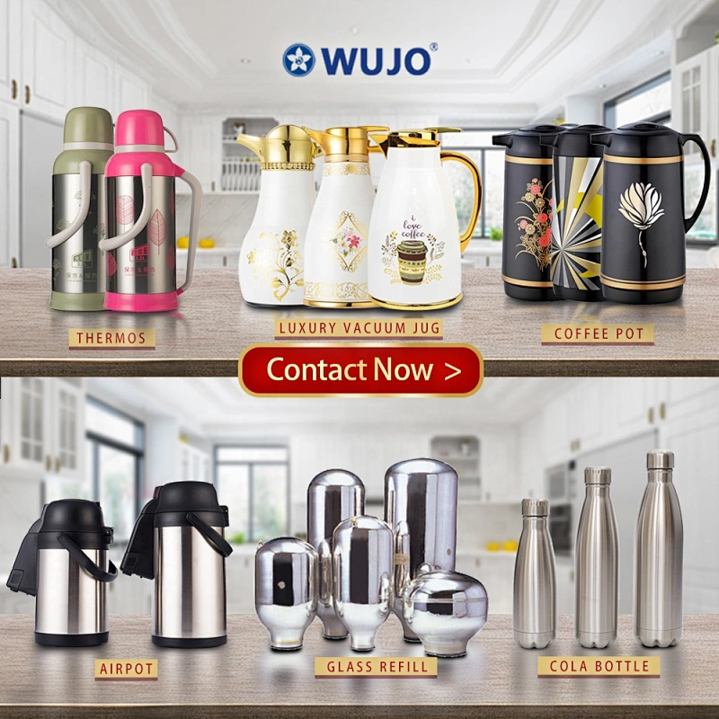 Silver Restaurant Hotel Inside Outside Stainless Steel Arabic Coffee Pot Tea  Pot Thermos Vacuum Flask from China Manufacturer - HUNAN WUJO GROUP IMPORT  & EXPORT CO. LTD.