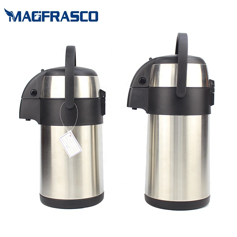 Paraguay Brazil Double Wall Stainless Steel Vacuum Coffee Thermos Pump  Airpot Termo De Acero Inoxidable - China Airpot and Travel Kettle price