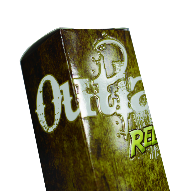 60ml embross logo paper box
