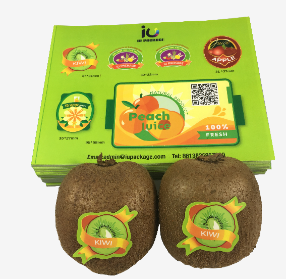 sheet package label sticker for fruit