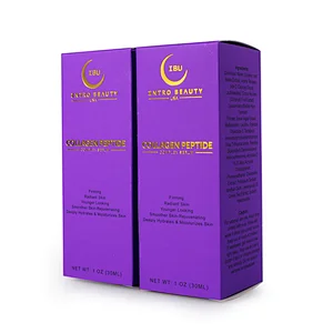 Popular Perfume box design, manufacturer of paper packaging perfume box with embossed gold stamping logo
