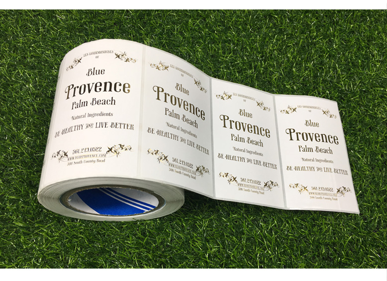 gold foil label sticker