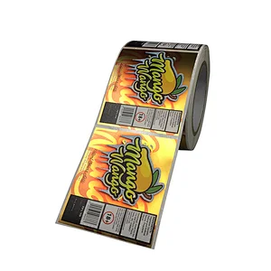 Professional essential oil VAPE E-cigarette custom printed labels