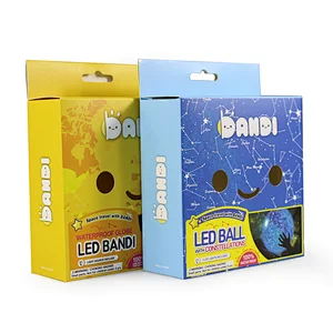 Custom led bulb products packaging box  with handling design