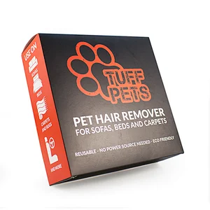 auto tuck paper package box for pets hair remover products