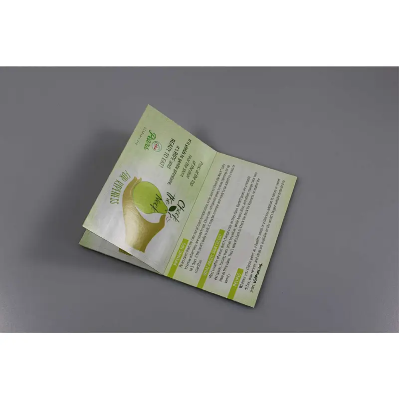 Good Printing Service Promotion Printable Pamphlet Trifold Brochure Folded Leaflet flyer