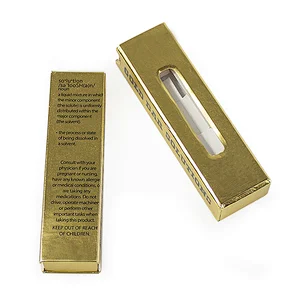Custom  CBD Vape Cartridge Slider Box with Paper Insert