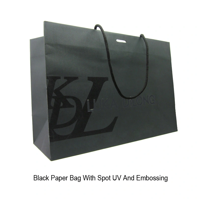 black paper bag