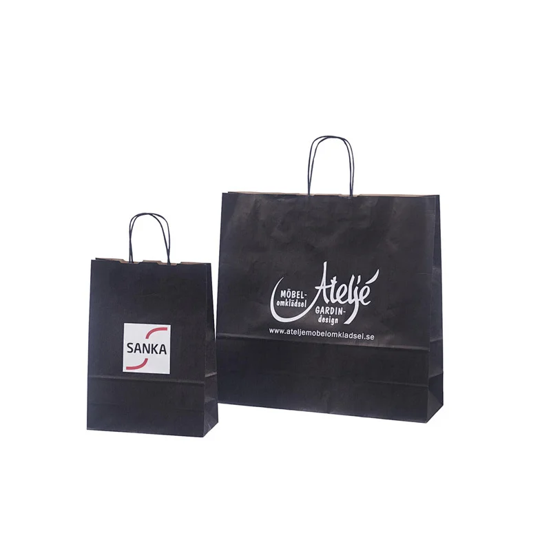 Customized  Kraft Paper Bag, Shipping Paper Bag, Takeaway Paper Bag