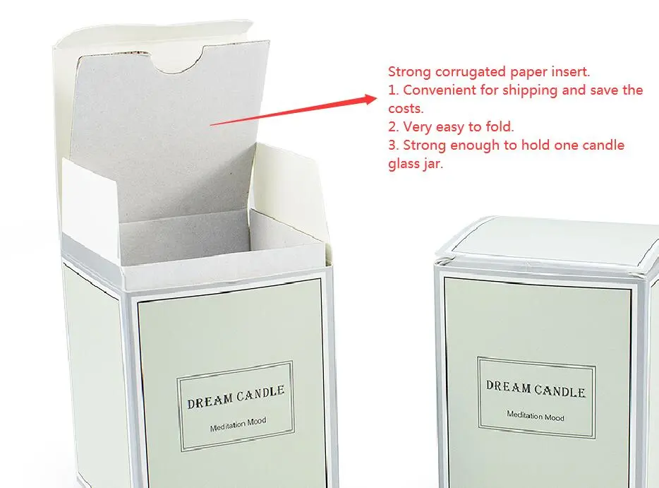 strong candle paper box