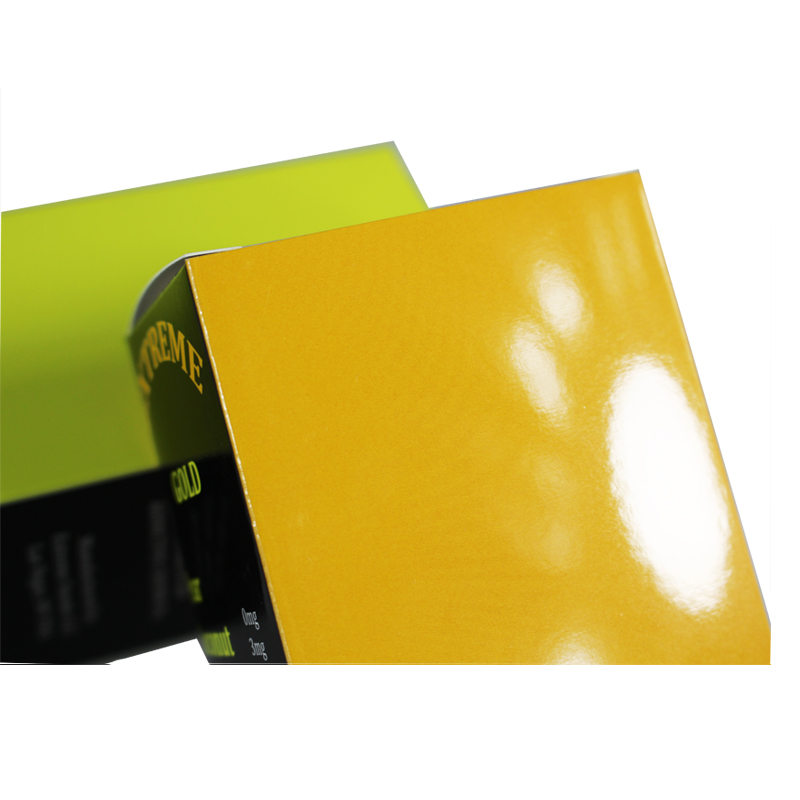 glossy bottle package box