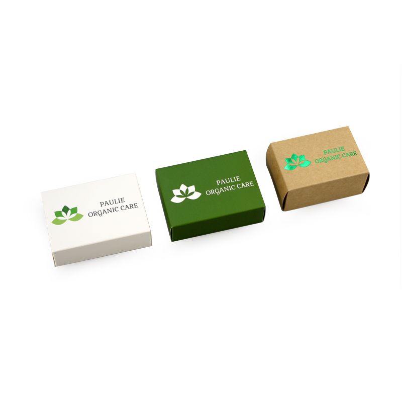 recycle brown kraft handmade soap boxes