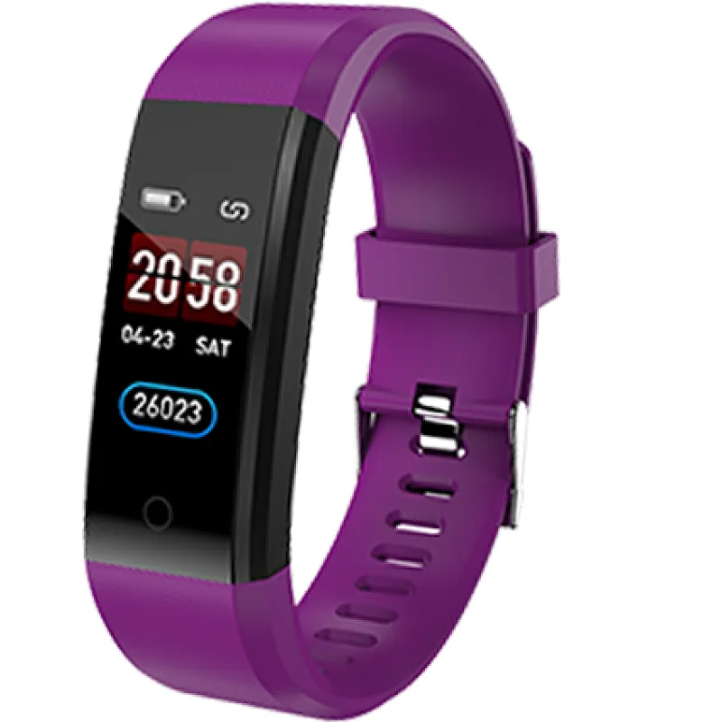 Smart Movement Fitness Tracker With Heart Rate Monitor Sleep Monitor Colorful Screen Switching SW168
