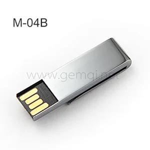Customized Mini Swivel Metal USB Flash Drive Metal USB 2.0 3.0 Memory Stick Pen Drive With Logo