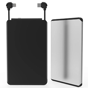 Smart Mobile Power Bank 5000Mah Ultral Small Power Bank Type C Metal Phone Power Bank Charger S-40