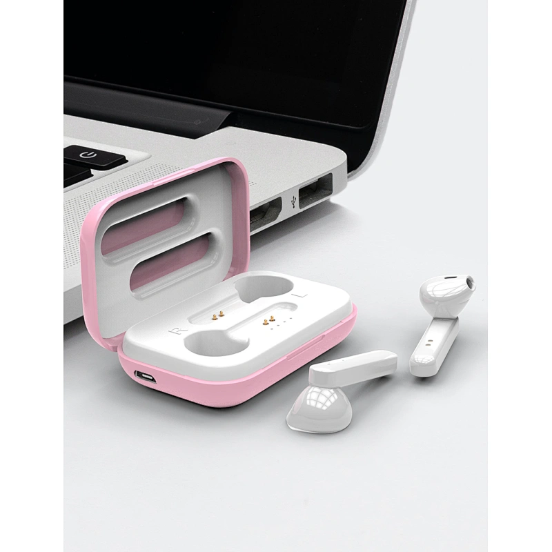 TWS Bluetooth Wireless Headphones Hand Free Call Touch Control Built in Mic Music in Single Charge T4