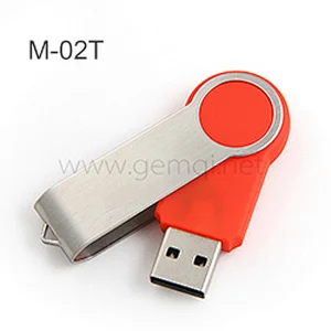 Customized Mini Swivel Metal USB Flash Drive Metal USB 2.0 3.0 Memory Stick Pen Drive With Logo