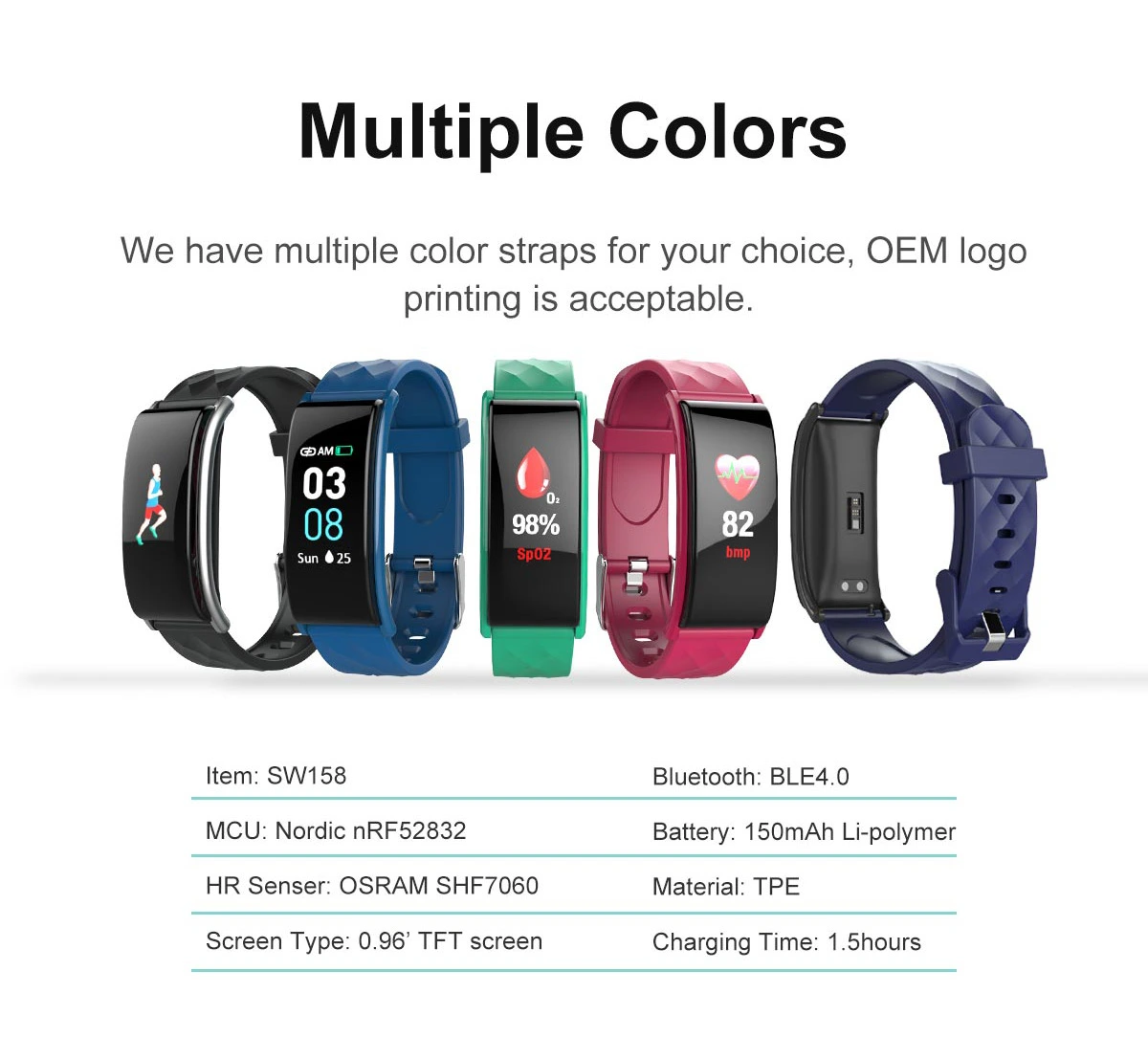 Waterproof Bluetooth Fitness Tracker for sale