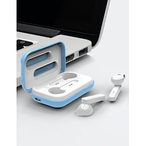 TWS Bluetooth Wireless Headphones Hand Free Call Touch Control Built in Mic Music in Single Charge T4