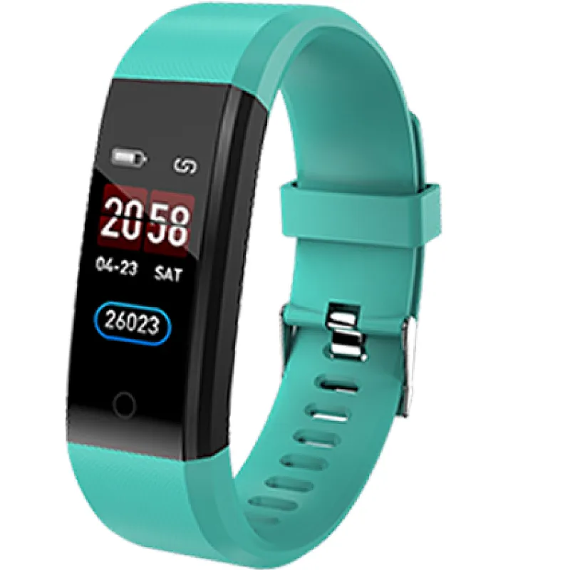 Smart Movement Fitness Tracker With Heart Rate Monitor Sleep Monitor Colorful Screen Switching SW168