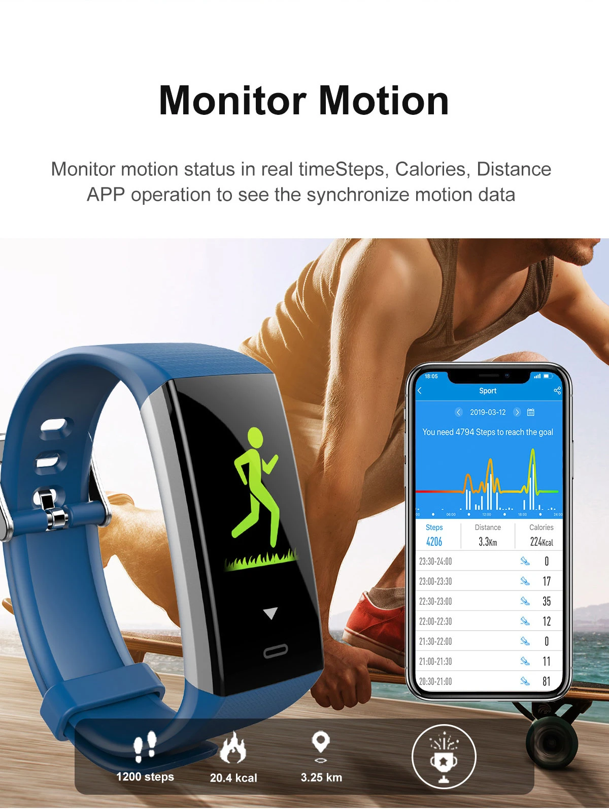 Outdoor Fitness Tracker for sale