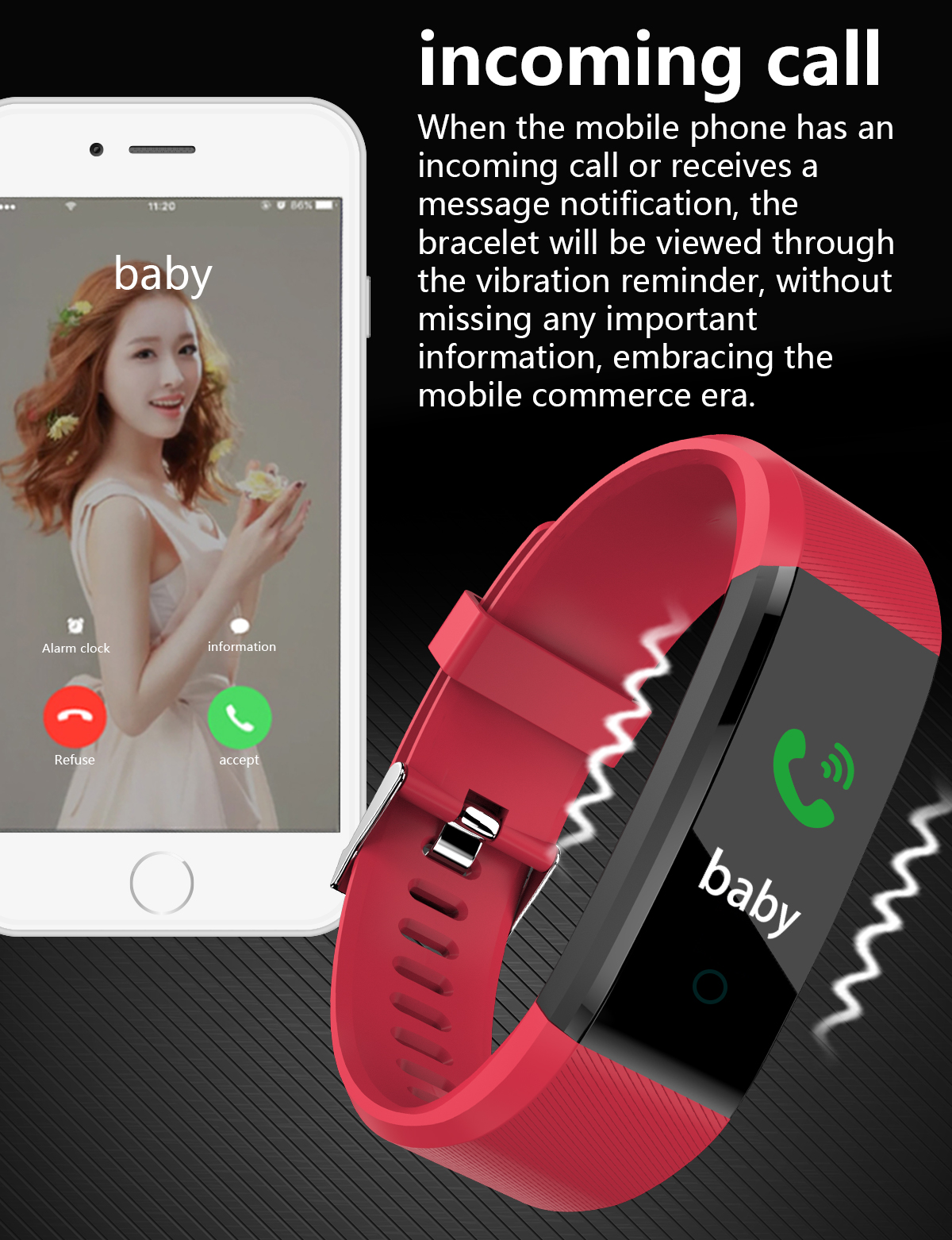 Fitness Tracker Watch Bluetooth for sale