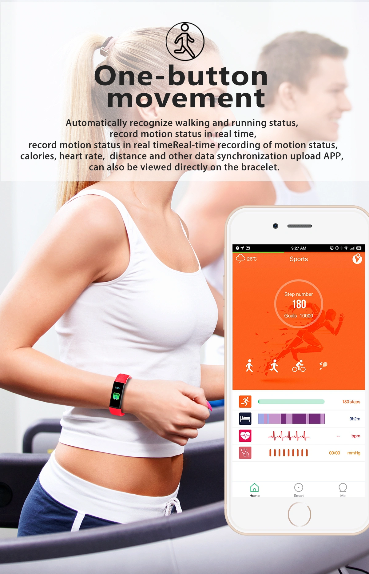 Fitness Tracker Watch Bluetooth supplier
