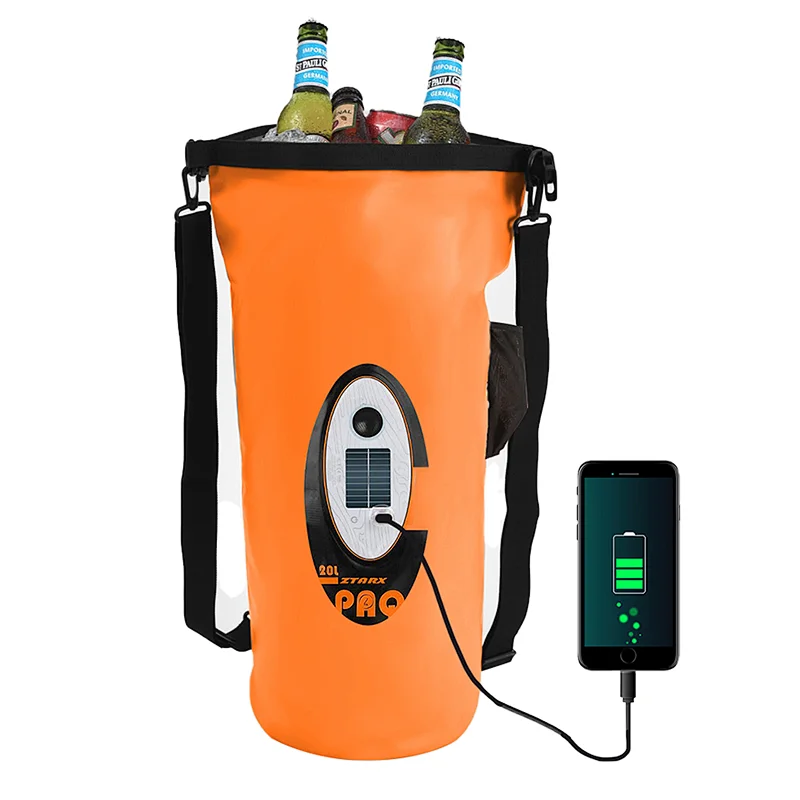 speaker dry bag, light dry bag, waterproof dry bag, packbag, party bag, outdoor bag, multifunctional dry bag, solar dry bag, power bank dry bag.