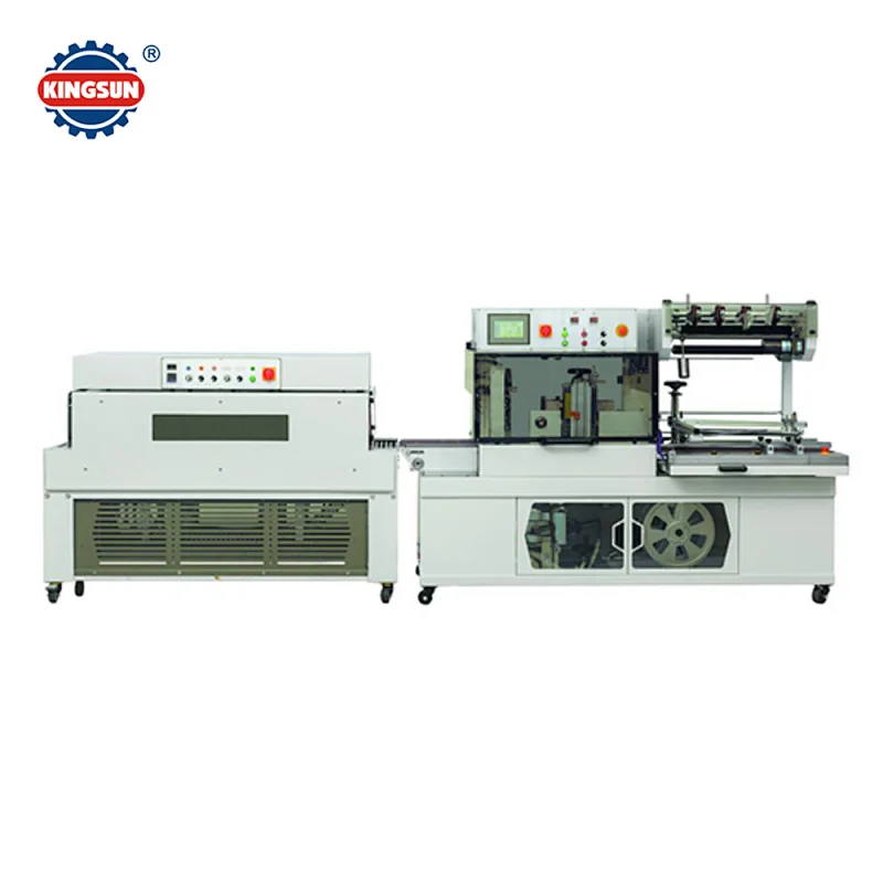 Automatic side sealing machine and heat shrink wrapping machine