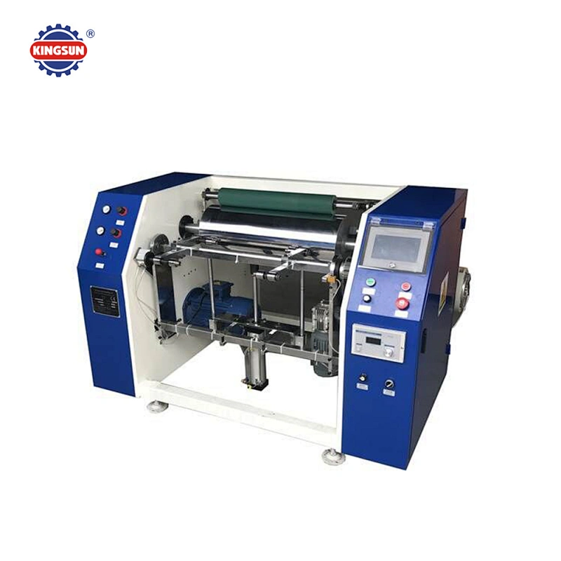 Double-Shaft Semi-automatic Aluminum Foil Rewinding Machine