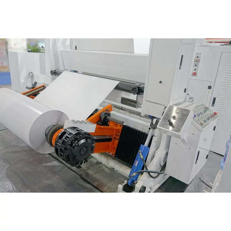 China High Speed Automatic Roll Paper Slitter Rewinder Machine