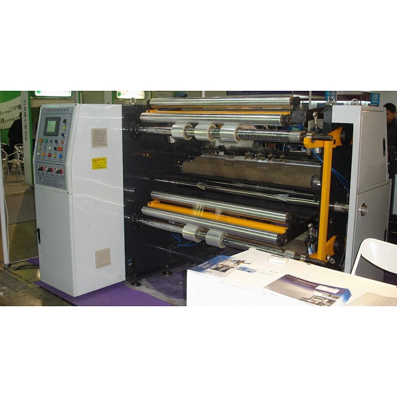 Automatic High Speed Self Adhesive Label Paper Rolls Slitter Rewinder Machine
