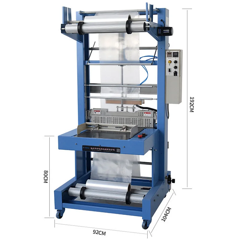 TF6540SA+BS5540M Semi- Automatic sleeve sealing & Shrink Packing Machine (Sleeve Type)
