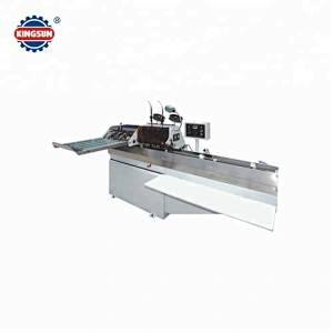 Semi-automatic book saddle stitching machine