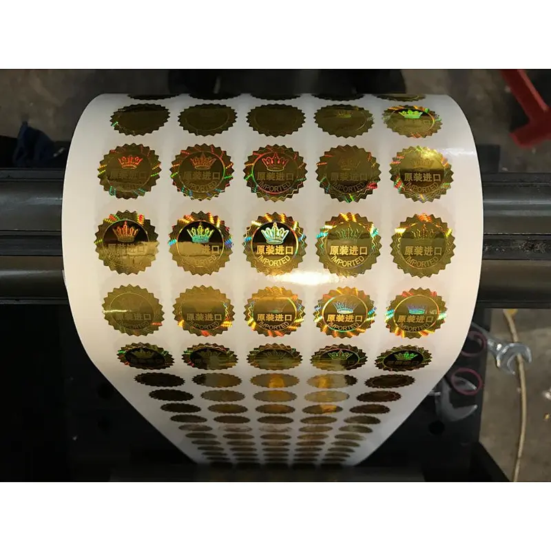 Laser security hologram sticker printer machine