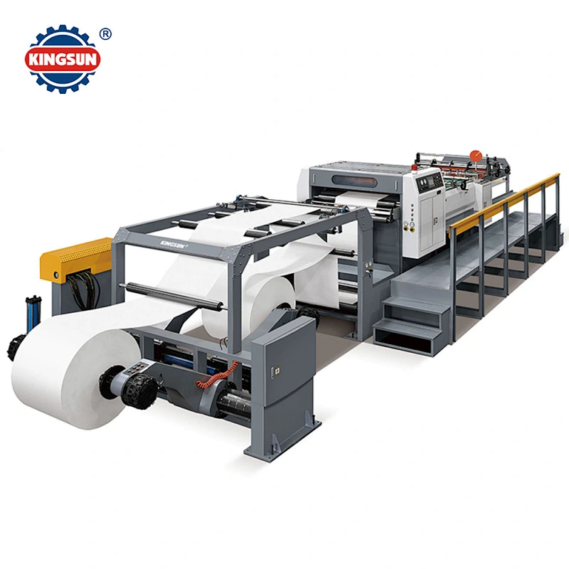 KS-1700A 2 rolls high speed servo controlled paper roll sheeter machine