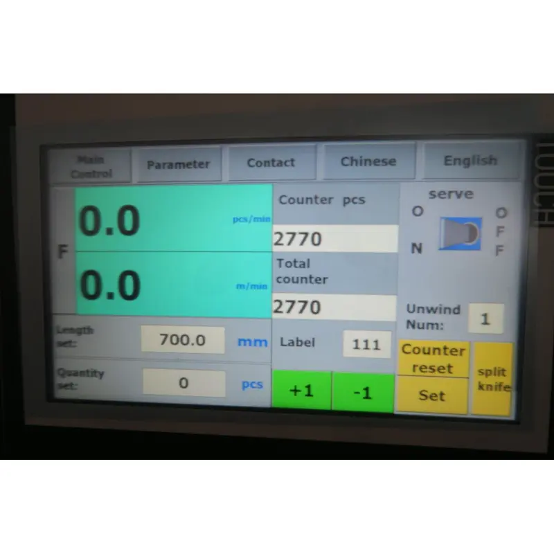 KSM-1500 Servo Control Twin Rotary Knife Automatic Paper sheeting Machine