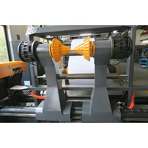 KSM-1500 Automatic Double Helix Rotary blade Paper Roll to Sheeter Cutter machine