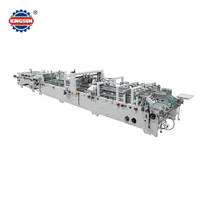 China professional supplier KS980 SL folder gluer for 4 and 6 corner box