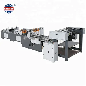 China high quality paper bag gluing making machine