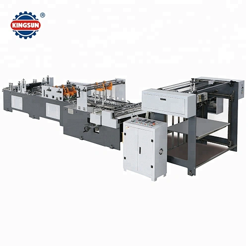 China high quality paper bag gluing making machine