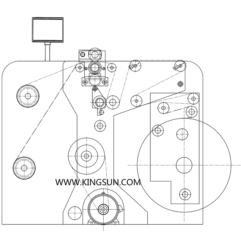 DK-570H Paper Label Slitting Machine